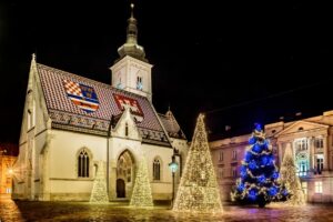 Fetes de noel a Zagreb, Croatie