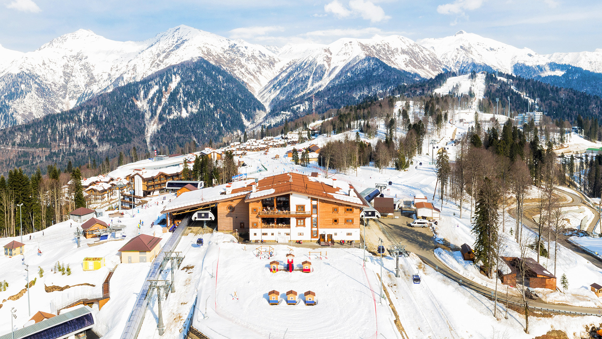station de ski europe Sotchi en Russie